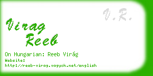 virag reeb business card